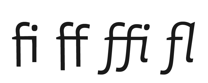 ligatures