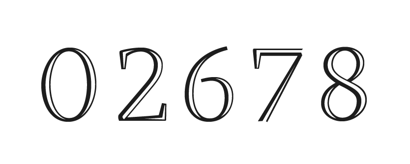 lining figures