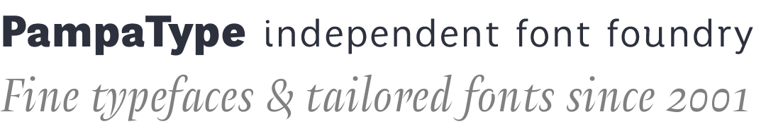PampaType independent foundry